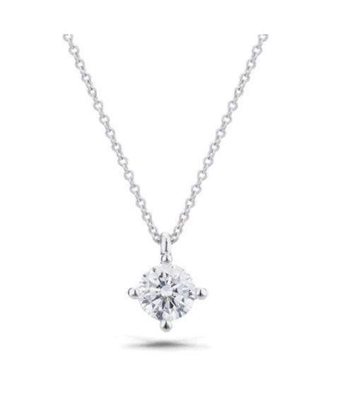 Collier X-Diamond Femme in Or blanc Diamante Lab Grown 0.22 Ct LXD00CL004R4BI022 - LXD00CL004R4BI022